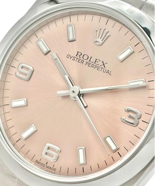 ROLEX（ロレックス）ROLEX (ロレックス) Oyster Perpetual 31 オイスターパーペチュアル 31 Ref.77080  31mm ピンク文字盤 ピンク文字盤 サイズ:31mm/16cmの古着・服飾アイテム