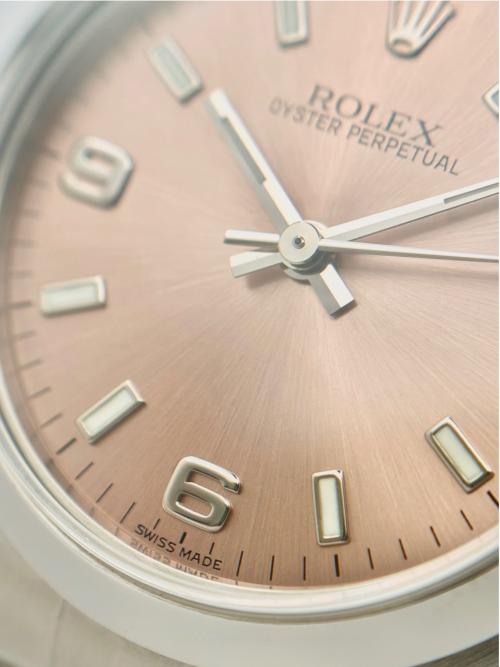 ROLEX（ロレックス）ROLEX (ロレックス) Oyster Perpetual 31 オイスターパーペチュアル 31 Ref.77080  31mm ピンク文字盤 ピンク文字盤 サイズ:31mm/16cmの古着・服飾アイテム
