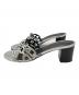HERMES (エルメス) シェーヌダンクルサンダル シルバー サイズ:SIZE 38 1/2：50000円