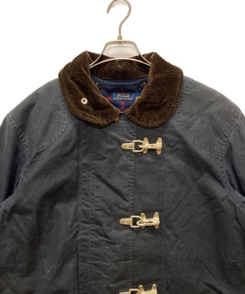 POLO RALPH LAUREN（ポロ・ラルフローレン）POLO RALPH LAUREN (ポロ・ラルフローレン) ライナー付きオイルドクロスファイヤーマンコート ネイビー サイズ:Lの古着・服飾アイテム