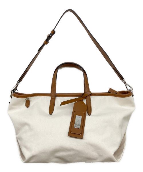 GIANNI CHIARINI（ジャンニ キアリーニ）GIANNI CHIARINI (ジャンニ キアリーニ) 2WAYバッグ ベージュの古着・服飾アイテム