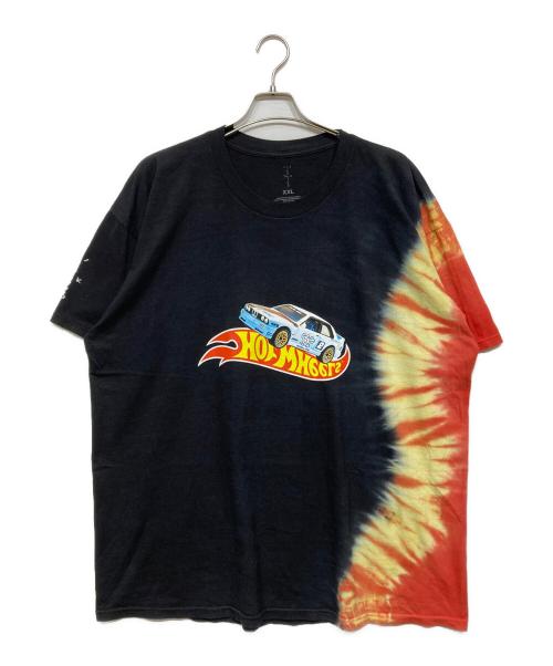 cactus jack（カクタス・ジャック）cactus jack (カクタス・ジャック) HOT WHEELS (ホットウィール) Tye Dye T-shirt（タイダイTシャツ） ブラック サイズ:XXLの古着・服飾アイテム