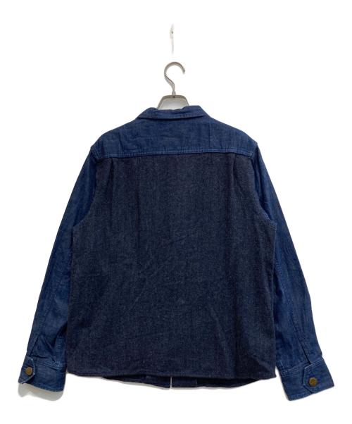 KATO'（カトー）KATO' (カトー) デニムツイードジャケット ネイビー サイズ:Lの古着・服飾アイテム