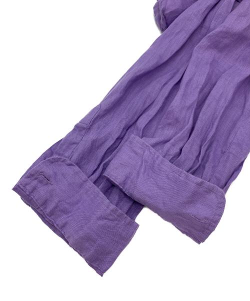 POLO RALPH LAUREN（ポロ・ラルフローレン）POLO RALPH LAUREN (ポロ・ラルフローレン) リネンシャツ パープル サイズ:Mの古着・服飾アイテム