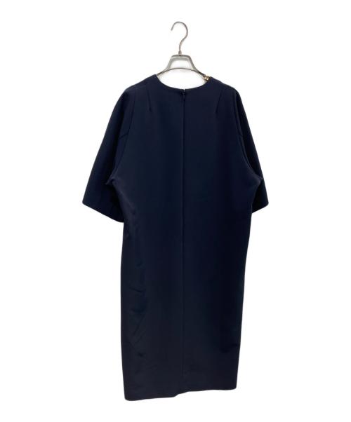 DOMELLE（ドメル）DOMELLE (ドメル) キーネックワンピース　A3141FA156 ネイビー サイズ:9の古着・服飾アイテム