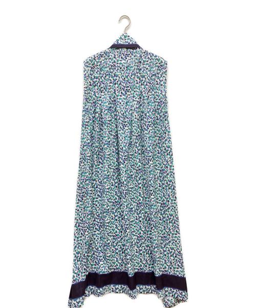 LOUNIE（ルーニー）LOUNIE (ルーニー) レオパードプリントボウタイワンピース ホワイト サイズ:SIZE 36の古着・服飾アイテム