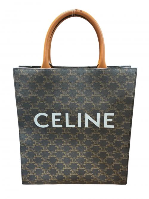 CELINE（セリーヌ）CELINE (セリーヌ) スモールバーティカルカバ タンの古着・服飾アイテム