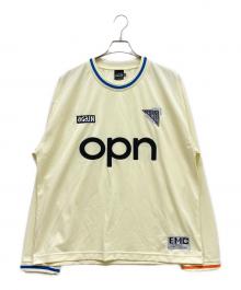 oneohtrix point never（ワンオートリックス・ポイント・ネヴァー）の古着「Again Soccer Tee」｜アイボリー