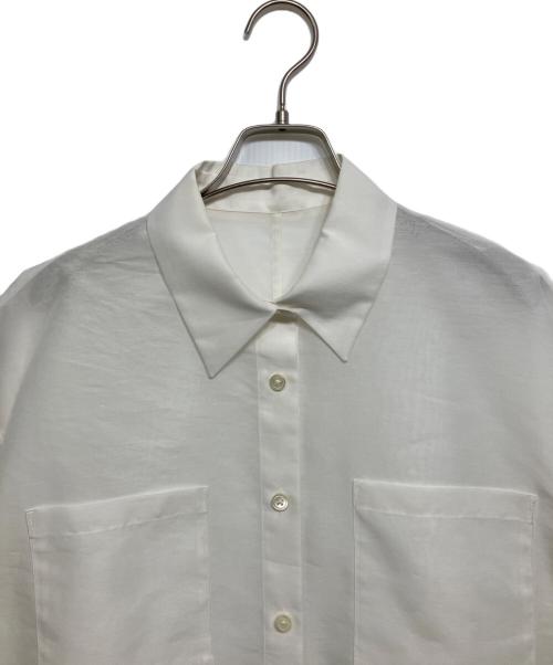 UNTITLED（アンタイトル）UNTITLED (アンタイトル) オーガンジーボクシーシャツ ホワイト サイズ:4の古着・服飾アイテム