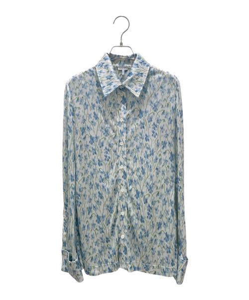 LOEWE（ロエベ）LOEWE (ロエベ) アナグラム オールオーバーフローラルプリントシャツ ホワイト サイズ:36の古着・服飾アイテム
