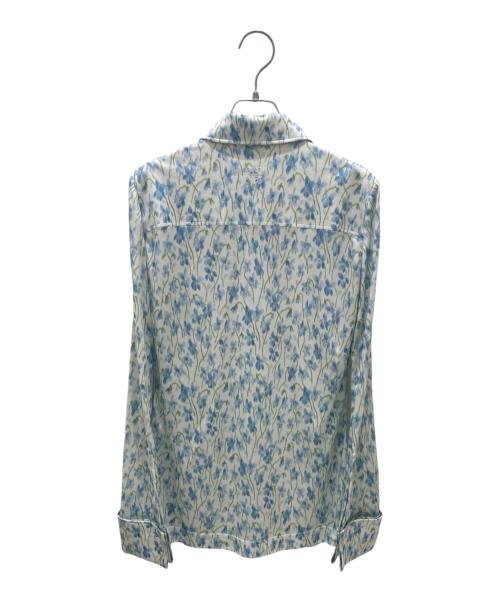 LOEWE（ロエベ）LOEWE (ロエベ) アナグラム オールオーバーフローラルプリントシャツ ホワイト サイズ:36の古着・服飾アイテム