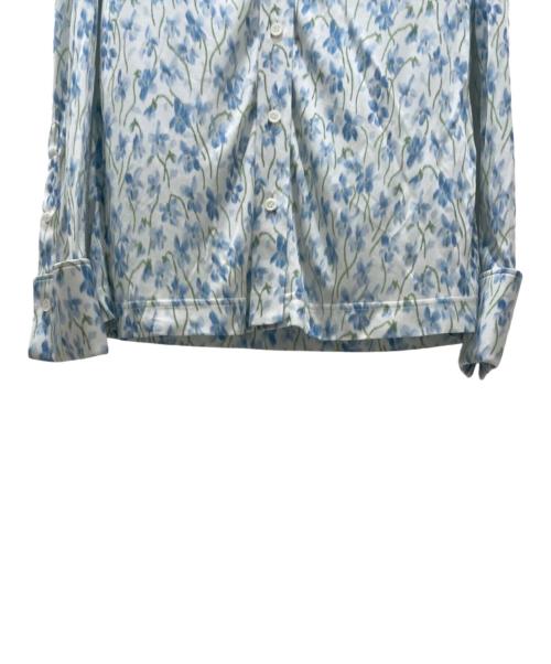 LOEWE（ロエベ）LOEWE (ロエベ) アナグラム オールオーバーフローラルプリントシャツ ホワイト サイズ:36の古着・服飾アイテム