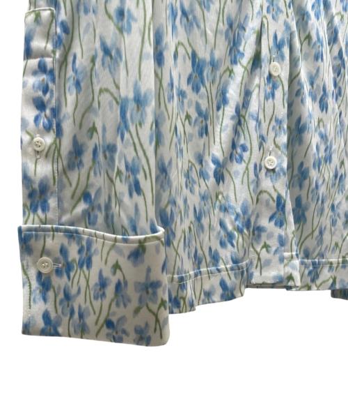LOEWE（ロエベ）LOEWE (ロエベ) アナグラム オールオーバーフローラルプリントシャツ ホワイト サイズ:36の古着・服飾アイテム