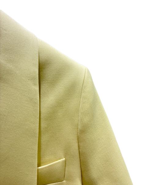 BOTTEGA VENETA（ボッテガベネタ）BOTTEGA VENETA (ボッテガベネタ) コンパクト・ショールカラー・ウールジャケット カモミール サイズ:36の古着・服飾アイテム
