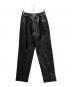 CELINE（セリーヌ）の古着「Lambskin Pants/ラムスキンパンツ/RP0BV282D.38NO」｜ブラック