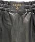 中古・古着 CELINE (セリーヌ) Lambskin Pants/ラムスキンパンツ/RP0BV282D.38NO ブラック サイズ:38：200000円