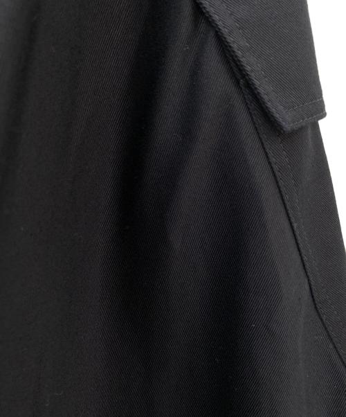 CELINE（セリーヌ）CELINE (セリーヌ) トリオンフ コットンツイルスカート ブラック サイズ:36の古着・服飾アイテム