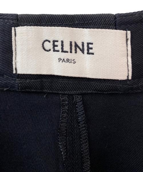 CELINE（セリーヌ）CELINE (セリーヌ) トリオンフ コットンツイルスカート ブラック サイズ:36の古着・服飾アイテム