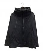 DESCENTE ALLTERRAINデザイント オルテライン）の古着「クレアスハードシェルジャケット」｜ブラック