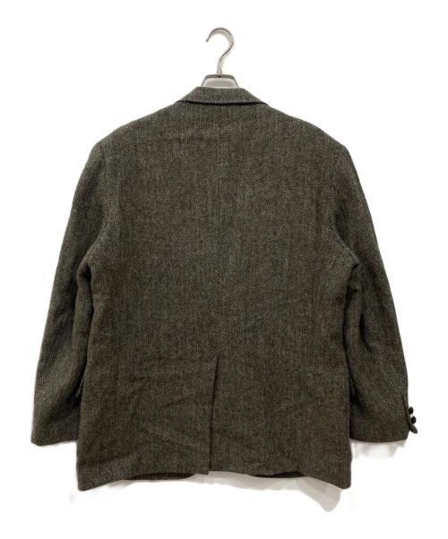 BROOKS BROTHERS（ブルックスブラザーズ）BROOKS BROTHERS (ブルックスブラザーズ) Harris Tweed (ハリスツイード) ヘリンボーン2Bテーラードジャケット オリーブ サイズ:44REGの古着・服飾アイテム