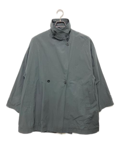 SLOBE IENA（スローブ イエナ）SLOBE IENA (スローブ イエナ) コットンニュアンストレンチコート グレー サイズ:38の古着・服飾アイテム