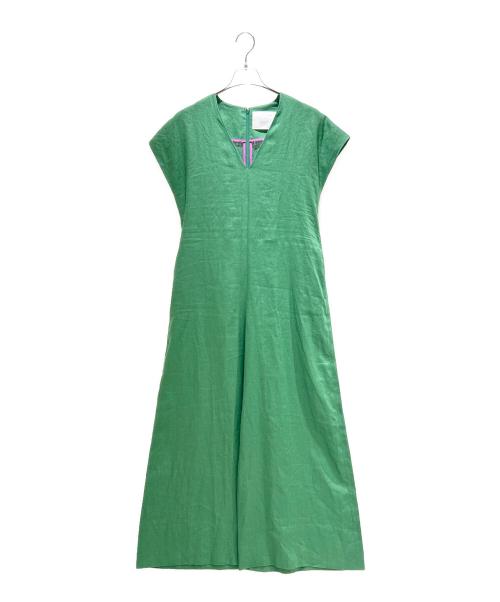 MYLAN（マイラン）MYLAN (マイラン) V-Neck Jumpsuit/MY25SS-OP026 Forest Green サイズ:FREEの古着・服飾アイテム