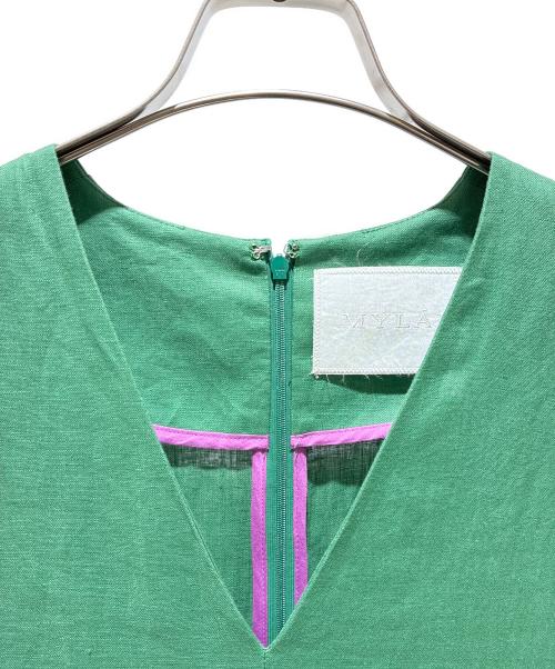 MYLAN（マイラン）MYLAN (マイラン) V-Neck Jumpsuit/MY25SS-OP026 Forest Green サイズ:FREEの古着・服飾アイテム