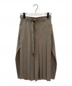sacaiサカイ）の古着「Suiting Skirt」｜オリーブ