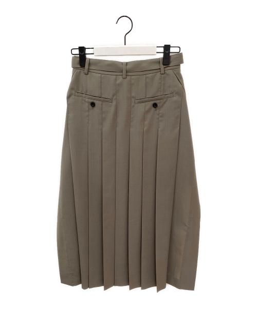 sacai（サカイ）sacai (サカイ) Suiting Skirt オリーブ サイズ:1の古着・服飾アイテム