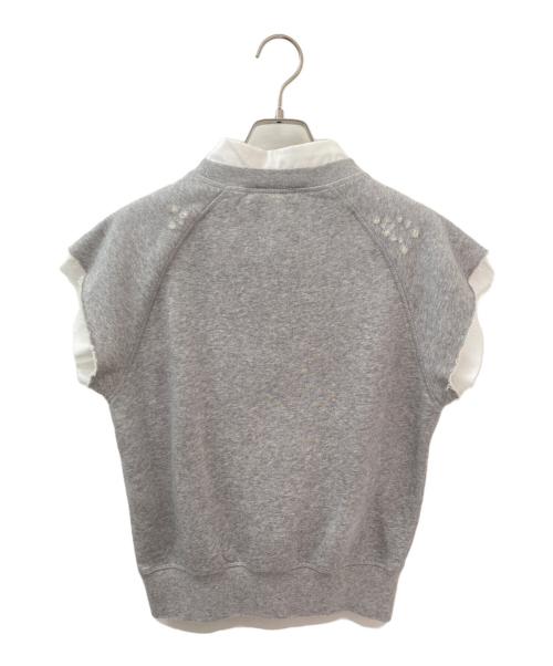 Acne studios（アクネ ストゥディオズ）Acne studios (アクネ ストゥディオズ) レイヤードノースリーブスウェット グレー サイズ:XSの古着・服飾アイテム