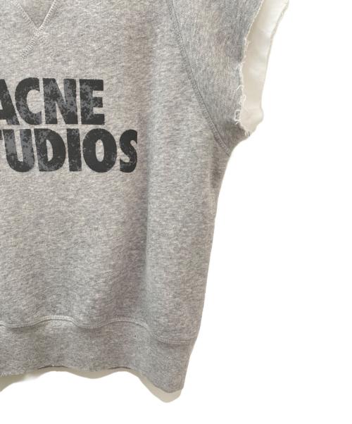 Acne studios（アクネ ストゥディオズ）Acne studios (アクネ ストゥディオズ) レイヤードノースリーブスウェット グレー サイズ:XSの古着・服飾アイテム