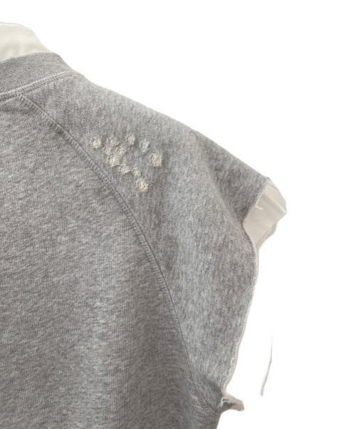 Acne studios（アクネ ストゥディオズ）Acne studios (アクネ ストゥディオズ) レイヤードノースリーブスウェット グレー サイズ:XSの古着・服飾アイテム