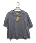 NIGEL CABOURNナイジェルケーボン）の古着「リネンスキッパーシャツ」｜ブルー