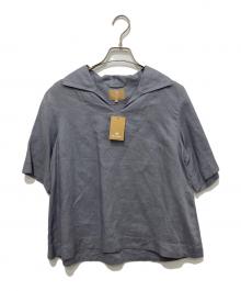 NIGEL CABOURN（ナイジェルケーボン）の古着「リネンスキッパーシャツ」｜ブルー