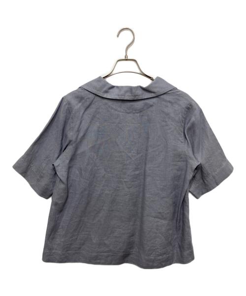 NIGEL CABOURN（ナイジェルケーボン）NIGEL CABOURN (ナイジェルケーボン) リネンスキッパーシャツ ブルー サイズ:6 未使用品の古着・服飾アイテム