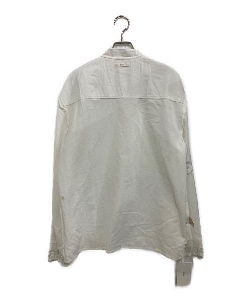anuke（アンヌーク）anuke (アンヌーク) Cutwork Opencollar Shirts ホワイト サイズ:Freeの古着・服飾アイテム