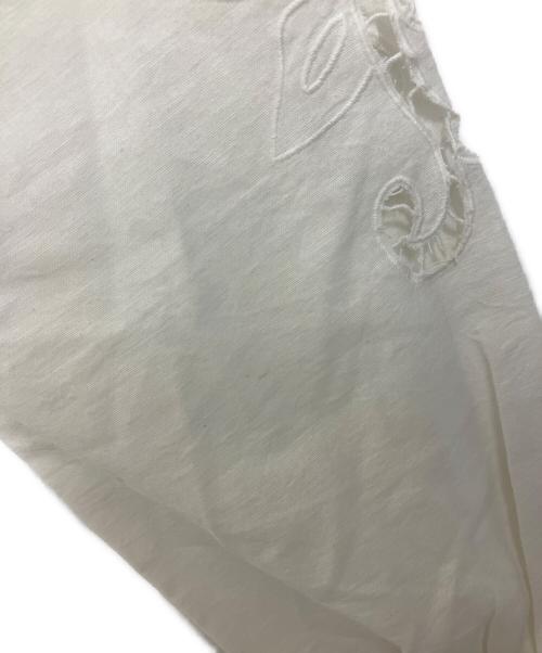anuke（アンヌーク）anuke (アンヌーク) Cutwork Opencollar Shirts ホワイト サイズ:Freeの古着・服飾アイテム