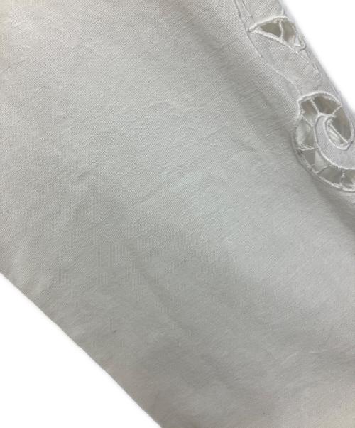 anuke（アンヌーク）anuke (アンヌーク) Cutwork Opencollar Shirts ホワイト サイズ:Freeの古着・服飾アイテム