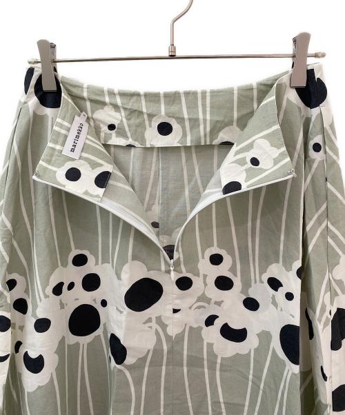 marimekko（マリメッコ）marimekko (マリメッコ) Stasia Lammet スカート グリーン サイズ:38の古着・服飾アイテム