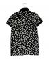 Saint Laurent Paris (サンローランパリ) ジオメトリック柄ポロシャツ ブラック サイズ:XS：18000円