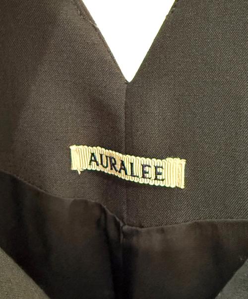 AURALEE（オーラリー）AURALEE (オーラリー) TROPICAL WOOL KID MOHAIR DRESS ブラックの古着・服飾アイテム