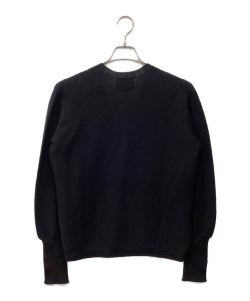 molli（モリ―）molli (モリ―) Vネックウールニット ブラック サイズ:Sの古着・服飾アイテム