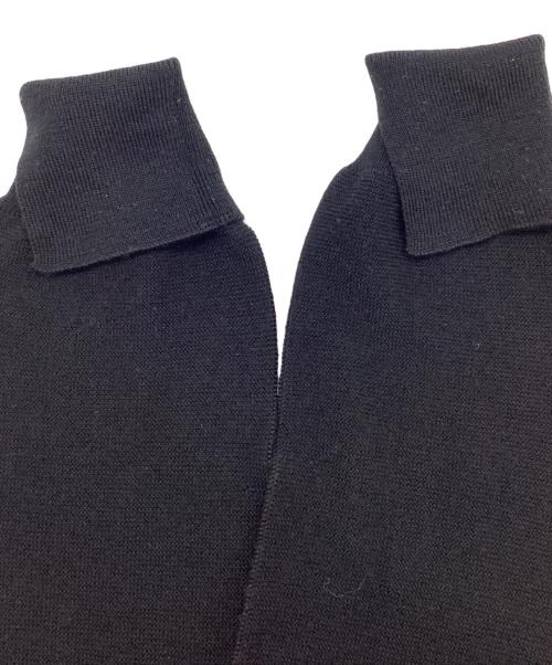 molli（モリ―）molli (モリ―) Vネックウールニット ブラック サイズ:Sの古着・服飾アイテム