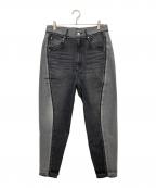 1691イチロクキューイチ）の古着「Twisted 3D Sarouel Denim」｜ブラック