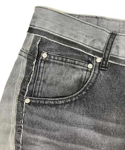 1691（イチロクキューイチ）1691 (イチロクキューイチ) Twisted 3D Sarouel Denim ブラック サイズ:4の古着・服飾アイテム