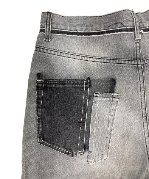 1691（イチロクキューイチ）1691 (イチロクキューイチ) Twisted 3D Sarouel Denim ブラック サイズ:4の古着・服飾アイテム