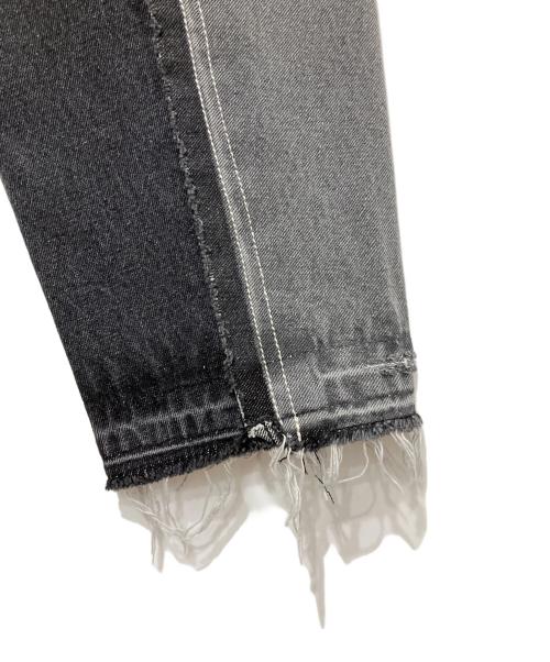 1691（イチロクキューイチ）1691 (イチロクキューイチ) Twisted 3D Sarouel Denim ブラック サイズ:4の古着・服飾アイテム
