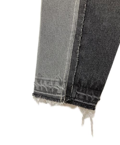 1691（イチロクキューイチ）1691 (イチロクキューイチ) Twisted 3D Sarouel Denim ブラック サイズ:4の古着・服飾アイテム