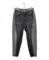 1691（イチロクキューイチ）の古着「Twisted 3D Sarouel Denim」｜ブラック
