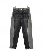 1691イチロクキューイチ）の古着「Twisted 3D Sarouel Denim」｜ブラック